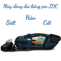 Máy đóng dây đai nhựa dùng pin JDC - 16 (siết, hàn, cắt dây)