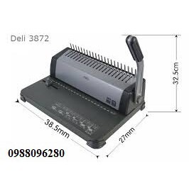 Máy đóng gáy lò xo Deli 3872