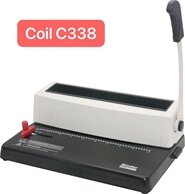 Máy đóng gáy lò xo nhựa xoắn ốc YIBO C338