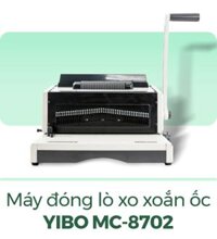 Máy đóng gáy lò xo xoắn ốc YIBO MC-8702 | Đóng bằng mô tơ điện