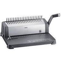 Máy đóng gáy xoắn Deli 3872 – Lò xo nhựa, lỗ hình chữ nhật