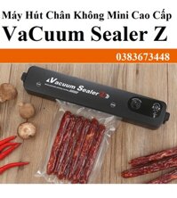 máy đóng gói cafe hòa tan may han mieng tui lien tuc - Máy Hút Chân Không Bảo Quản Thực Phẩm Vacuum  Sealer Z + TẶNG TÚI HÚT |  Máy Hút Chân Không Bảo Quản Thực Phẩm Vacuum  Sealer Z