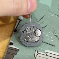 Máy Đồng Hồ Đeo Tay Miyota 2 Lịch 1M02 GM02 Vàng Đời Cũ