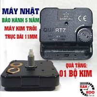 Máy đồng hồ treo tường kim trôi Nhật Bản chính hãng hiệu Shinfuku cốt dài 18 (trục vặn ốc 11mm)-bảo hành 5 năm