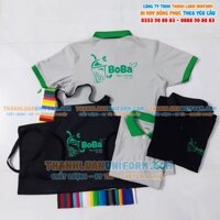 May Đồng Phục Nhân VIên Quán Trà Sữa Boba