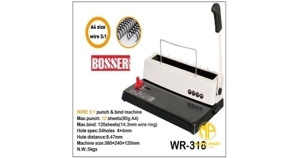 Máy đóng tài liệu lò xo kẽm Bosser WR318 (WR-318)
