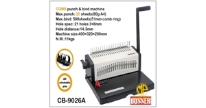 Máy đóng sách gáy xoắn nhựa Bosser CB-9026A