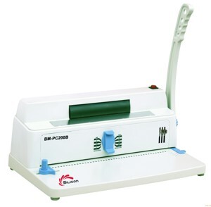 Máy đóng sách gáy xoắn cuộn Silicon BM-PC200B