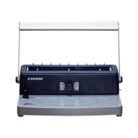 Máy đóng sổ sách gáy nhựa Silicon BM-CB2100 (Đục lỗ 25 tờ/lần, Lỗ hình chữ nhật) đục khổ giấy: A4,A5,B5