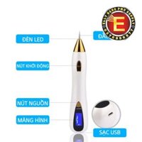 Máy Đốt Plasma, Nốt Ruồi MOLE Có Tích Điện, Có Đèn LED