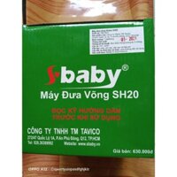 Máy đưa võng Sbaby, có  thể sài pin sạc dự phòng