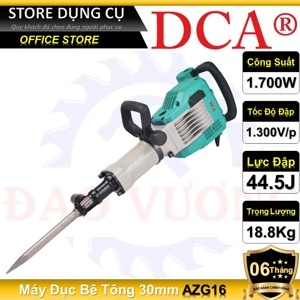 Máy đục bê tông 30mm DCA AZG16