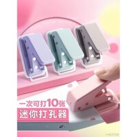 Máy đục lỗ nhỏ màu sắc, máy đục lỗ đơn, máy đục lỗ tròn, máy đóng bìa, máy đục lỗ giấy DIY, máy bấm ghim, công cụ đóng bìa, máy kế hoạch A4, giấy tài liệu, thẻ giấy, công việc thủ công tiện lợi