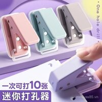 Máy đục lỗ nhỏ mini, máy đục lỗ đơn, vòng tròn, móc giấy, DIY thủ công, đục lỗ giấy A4, sổ tay, thẻ, sách, kế hoạch B5, gia đình, tự động, kim loại