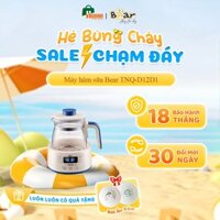 Máy Đun Nước Pha Sữa Bear TNQ-D12D1 bản Tiếng Việt - Máy nấu nước khử Clo, Hâm sữa, Set nhiệt độ - HuDan Mart Store