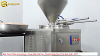 Máy đùn thủy lực 2 vòi và máy buộc chỉ xúc xích tự động
