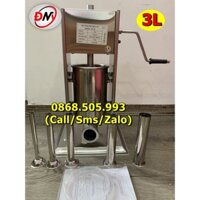 Máy đùn xúc xích lạp xưởng 3L, máy nhồi xúc xích lạp xưởng bằng tay