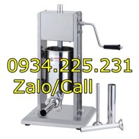 Máy đùn xúc xích, máy nhồi lạp xưởng, xúc xích 3L quay tay, 5 cỡ ống đùn