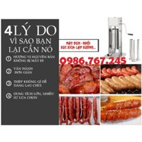 Máy đùn xúc xích - Máy nhồi lạp xưởng - Máy đùn lòng rồi sụn Tay Quay 7L