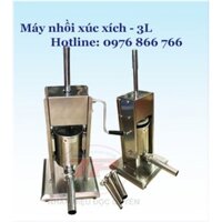 MÁY ĐÙN XÚC XÍCH QUAY TAY - Máy nhồi xúc xích, lạp xưởng mini gia đình 3L