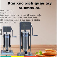 Máy đùn xúc xích quay tay Sunmax -5L