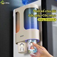 Máy đựng cốc tự động 2 ngăn PIKUP, khay đựng ly nhựa, giấy hộp đựng cốc giấy, cốc, ly nhựa, ly giấy