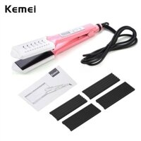 Máy Duỗi Bấm Tóc 6 Thẻ Kemei Km 1982 Có Chỉnh Nhiệt