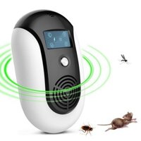 Máy Đuổi Chuột Gián Muỗi Ruồi Kiến Mối Bằng Sóng Siêu Âm - Chính Hãng