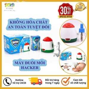 Máy đuổi côn trùng sử dụng tinh dầu Hacker