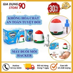 Máy đuổi côn trùng sử dụng tinh dầu Hacker