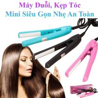 Máy Duỗi, Kẹp Tóc Mini Siêu Gọn Nhẹ An Toàn