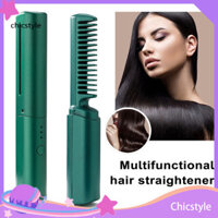 Máy duỗi không dây sang trọng Lược chải tóc khóa độ ẩm Máy duỗi tóc không dây di động Lược chải tạo kiểu điện Mini có thể sạc lại cho phụ nữ Làm nóng nhanh 3