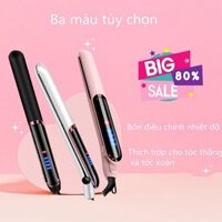 Máy duỗi tóc Hàn Quốc 3in1 thanh kẹp Vật liệu dẫn nhiệt Gốm Tourmaline tránh hư tổn tóc ( MẪU MỚI CÓ KHÓA CHỐT AN TOÀN)