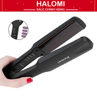 Máy duỗi tóc Kemei bản to chính hãng nóng siêu tốc điều chỉnh nhiều mức độ tăng Kèm Hộp