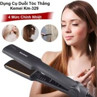 Máy Duỗi Tóc KEMEI Chính Hãng, Máy Uốn Tóc Làm Tạo Kiểu Ếp,Là Thẳng Uốn Cụp Xoăn Lọn 4 Mức Nhiệt