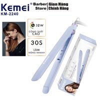 Máy duỗi tóc KEMEI chỉnh nhiệt,phù hợp nhiều loại tóc, có thể duỗi uốn tạo nhiều kiểu tóc KM-2240