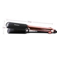 Máy duỗi tóc Kemei KM 2113 chỉnh nhiệt độ thông minh chuyên dùng duỗi ép thẳng uốn cúp đuôi -Tốt