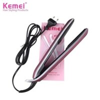 Máy duỗi tóc Kemei KM 2203 chỉnh 4 mức nhiệt độ thông minh chuyên dùng duỗi ép thẳng uốn cúp đuôi -Hàng mới