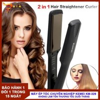 Máy duỗi tóc KEMEI KM-329 ,máy ép tóc hàng nhập khẩu cao cấp, chuyên gia tạo kiểu tóc