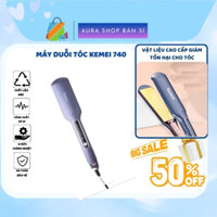 Máy duỗi tóc Kemei KM-740 điều chỉnh 6 mức nhiệt