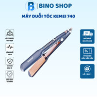 Máy duỗi tóc Kemei KM-740 điều chỉnh 6 mức nhiệt độ bảng nhiệt lớn sử dụng được cho mọi loại tóc