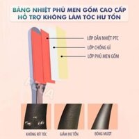 Máy Duỗi Tóc Kemei KM-740 Điều Chỉnh 6 Mức Nhiệt Độ Bảng Lớn sử dụng được cho mọi loại tóc. Chính hãng