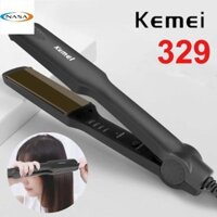Máy Duỗi Tóc Kemei KM329 Phủ Gốm Caremic Với 4 Mức Nhiệt Có Chỉnh Nhiệt Độ Duỗi Uốn kẹp tóc