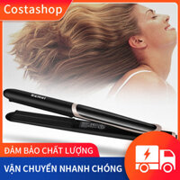 Máy duỗi tóc KEMEI KM-2219.Điều chỉnh nhiệt độ hồng ngoại thẳng cuộn sử dụng kép Curler Ion nóng gốm Panel