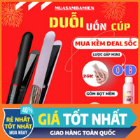 Máy duỗi tóc, kẹp thẳng, ép tóc, uốn cúp làm tóc xoăn lọn đa zi năng 3in1 Koremi NA_8868 bh 12 tháng