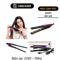Máy duỗi tóc - kẹp tóc Kemei Km-328 chống rít giúp duỗi tóc tiện dụng làm tóc tiện dụng tại nhà 2407