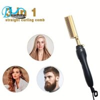 Máy duỗi tóc Lược Máy duỗi tóc ướt & khô Máy uốn tóc Lược điện gia dụng 3In1 Lược uốn thẳng US Plug