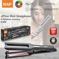 Máy Duỗi Tóc, Máy Uốn Tóc, Máy Ép Tóc Thẳng RAF R609 , Duỗi Tóc Kép Dành Cho Tóc Dày C192 chuyên nghiệp