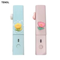 Máy duỗi tóc Mini Máy duỗi tóc bằng sắt di động Máy duỗi và uốn tóc 2 trong 1 Kích thước 13cmx3cm Không dây