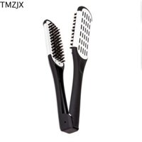 Máy duỗi tóc TMZJX Pro, Bàn chải đôi duỗi thẳng chống trượt bền bỉ, Phụ kiện Salon Bàn chải tóc Chống tĩnh điện Không làm tổn thương hình chữ V Kẹp tại nhà